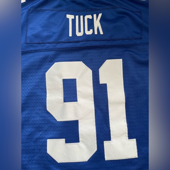 Kids Justin Tuck New York Giants Stitched Football Jersey - Picture 6 of 7